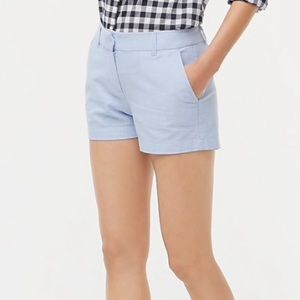 J Crew blue cityfit shorts with pockets